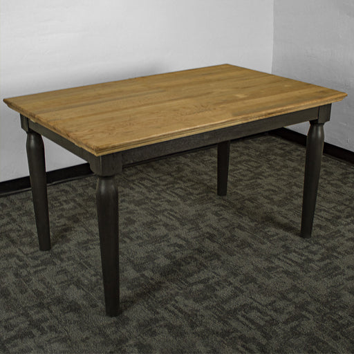 An overall view of the Boston Oak Dining Table.
