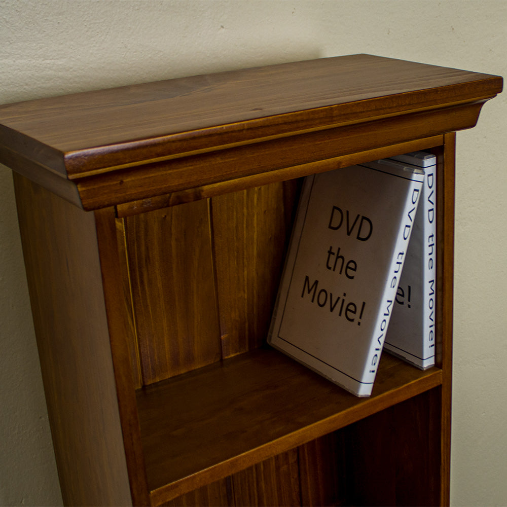 Dvd 5.0 Rack Montreal Pine DVD Rack | Mainland Furniture NZ