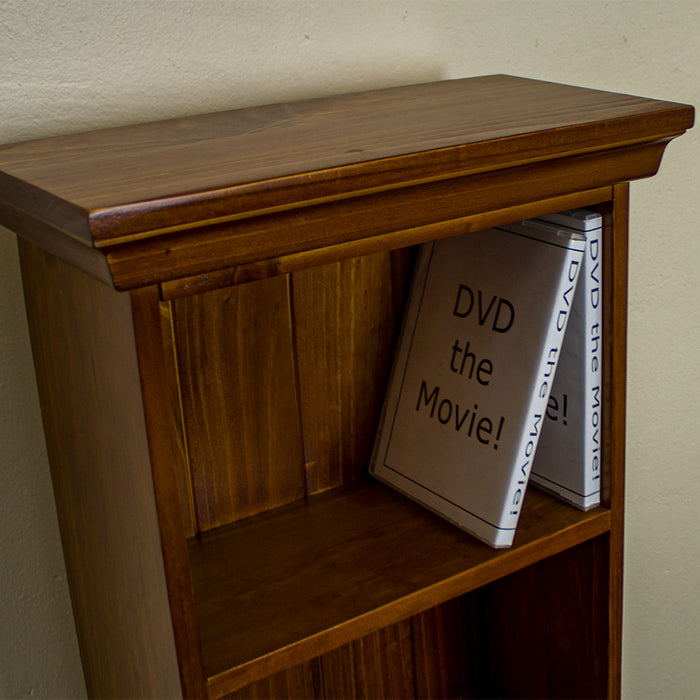 Montreal Pine DVD Rack | Mainland Furniture NZ