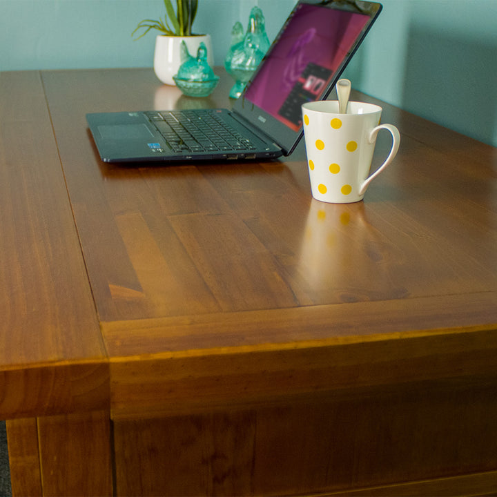Rustic Rimu Desk Cranford Computer Desk with Rimu Finish | Mainland Furniture NZ