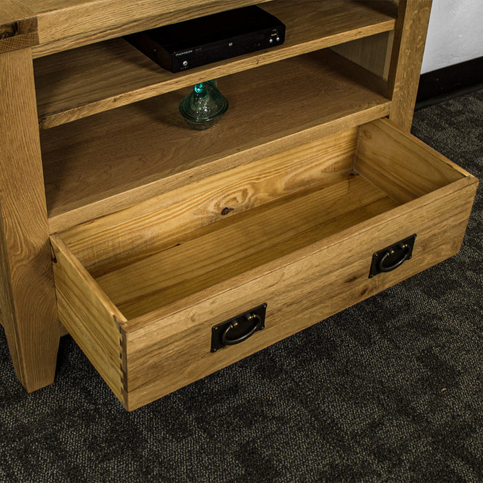 Yes Solid Oak Compact TV Unit