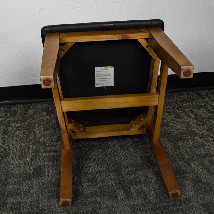 Hamilton Rimu Stained NZ Pine Dining Chair | Mainland Furniture NZ