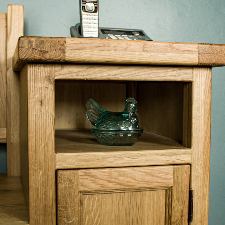 Vienna Oak Telephone Bench