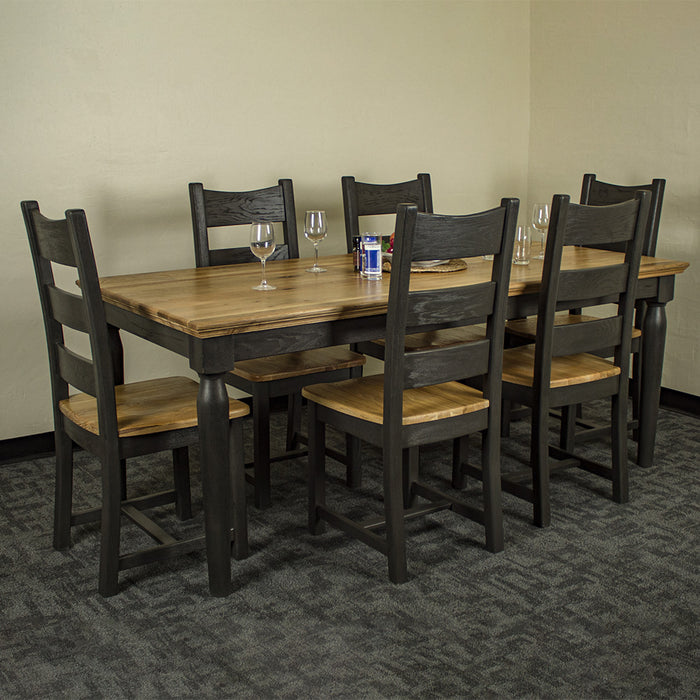 Boston Oak 7 Piece Dining Suite with 2m Table