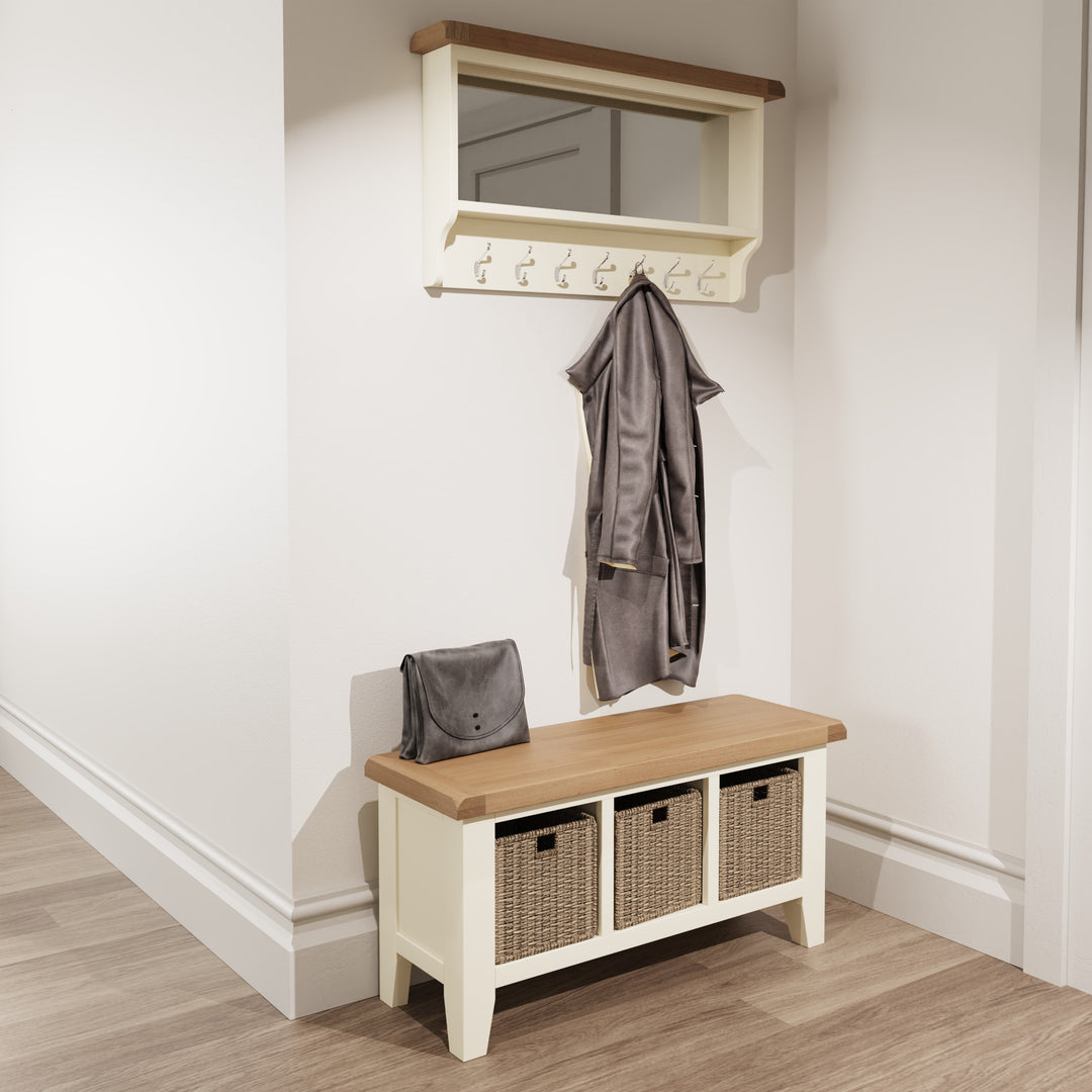 Tasmania Oak Top Hall Bench Seat