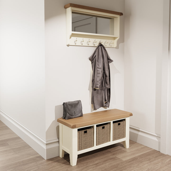Tasmania Oak Top Hall Bench Seat