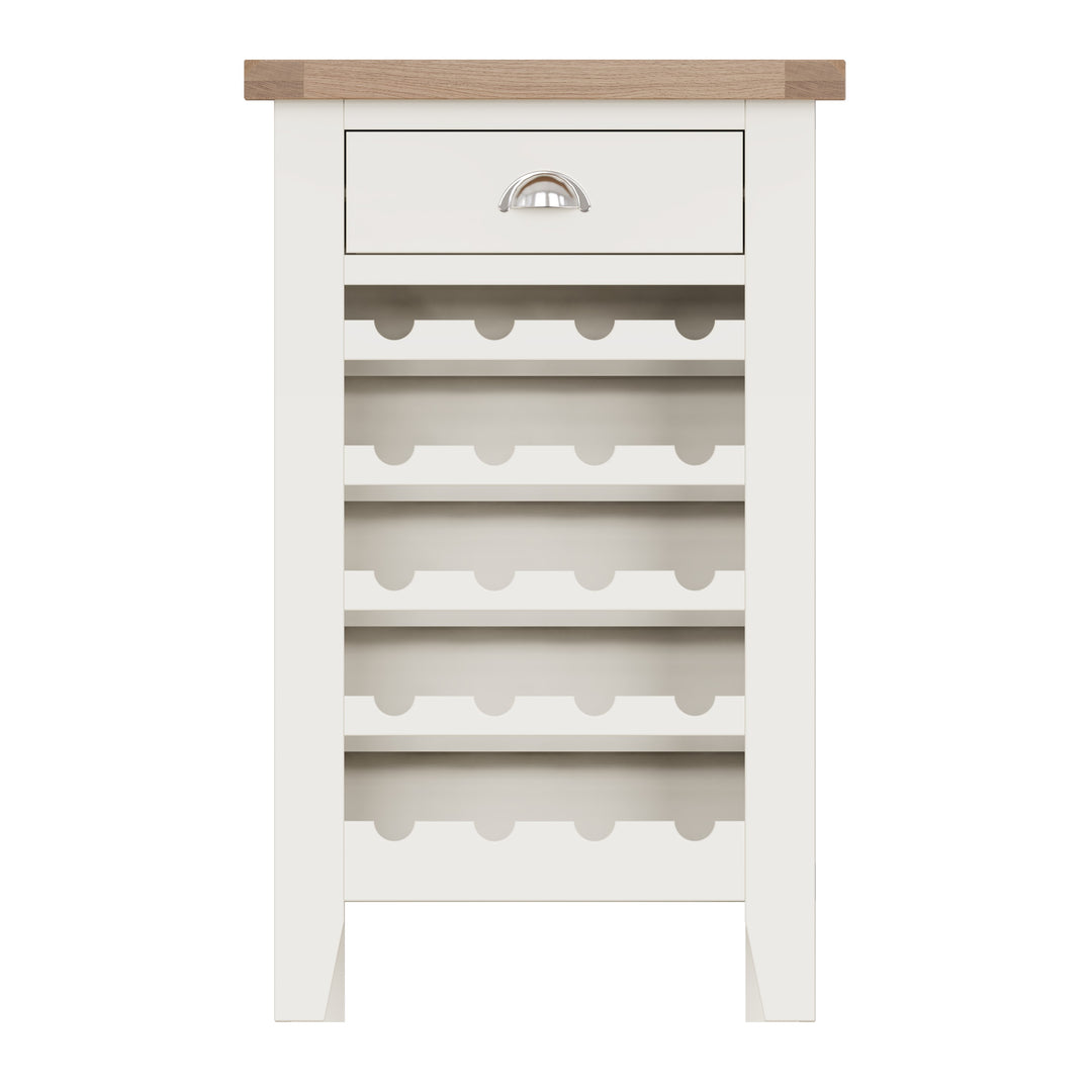 Titus Oak Top Wine Cabinet