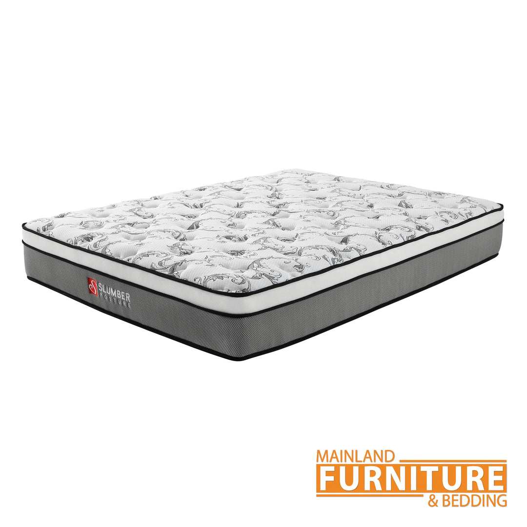 Alton Queen Bed + Euro Top Mattress Combo