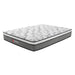 Alton Queen Bed (White) + Euro Top Mattress Combo