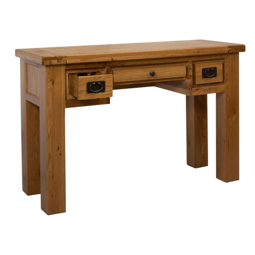 AMS-DT013 Amstel 3 Drawer Oak Dressing Table / Desk Default