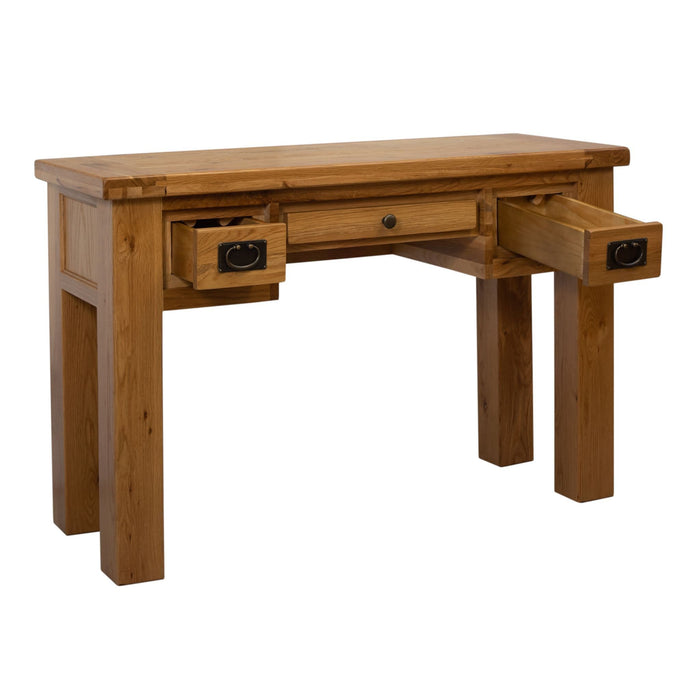 AMS-DT013 Amstel 3 Drawer Oak Dressing Table / Desk Default