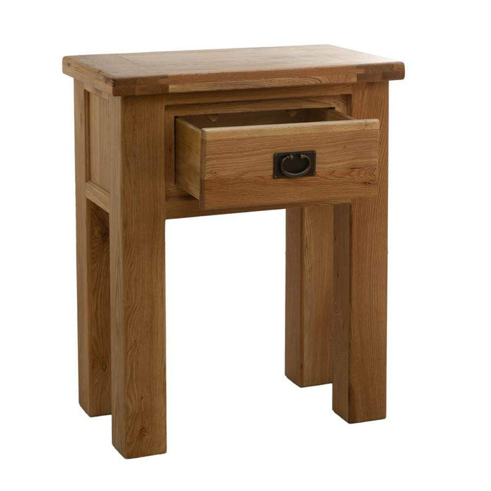 AMS-SHT039 Amstel 1 Drawer Oak Hall Table Default