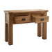 Amstel 2 Drawer Oak Hall Table