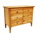 Beethoven Oak Lowboy Six Drawer Chest