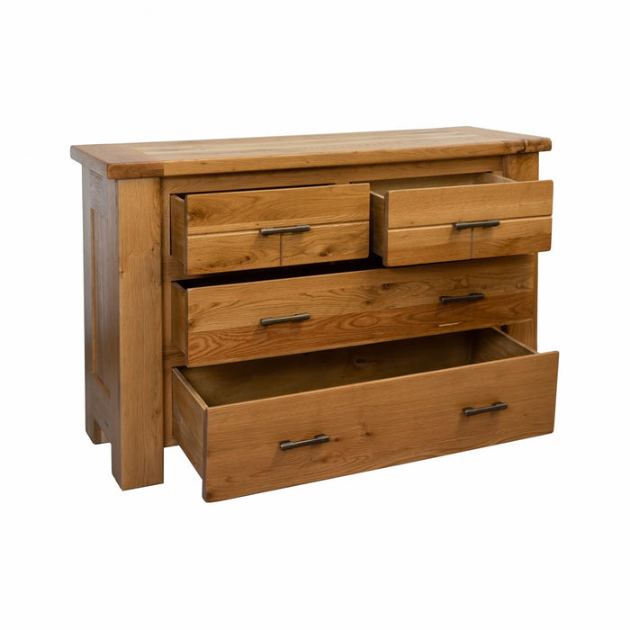 CD-4DLB017 Camden 4 Drawer White Oak Lowboy Default