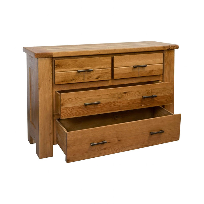 CD-4DLB017 Camden 4 Drawer White Oak Lowboy Default