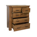 CD-5DTB016 Camden 5 Drawer White Oak Tallboy Default