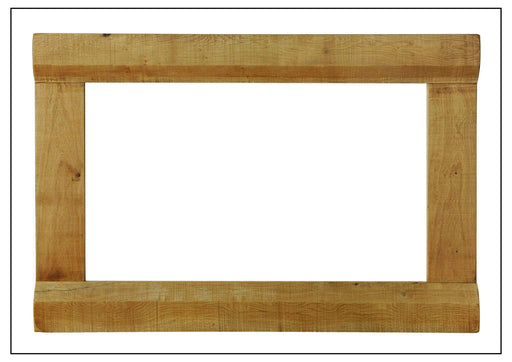 CA-DM004 Caribbean Large Oak Mirror Default