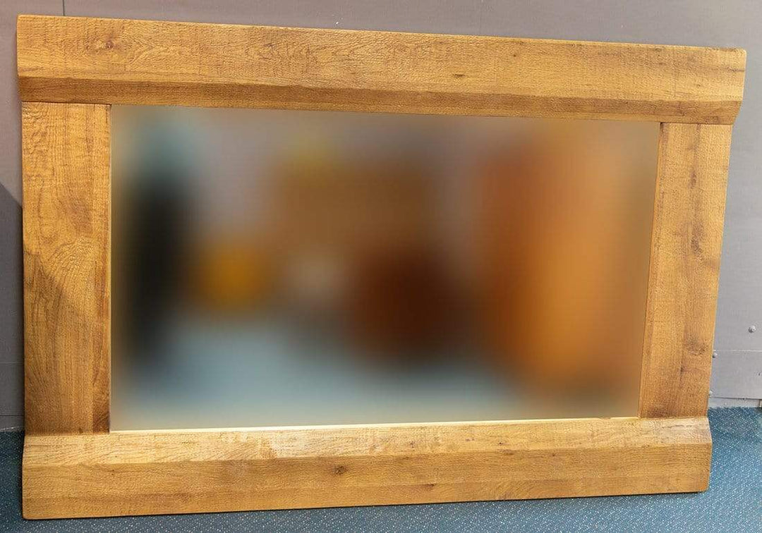 CA-DM004 Caribbean Large Oak Mirror Default