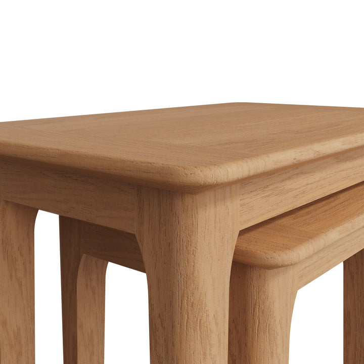 Victoria Oak Nest of Tables
