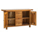 FH-MSB005 Farmhouse 3 Drawer Rustic Oak Buffet Default