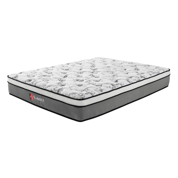 JAM-KB92024 Jamaica King Size Pine Slat Bed Frame & Euro Top Pocket Spring Mattress Default