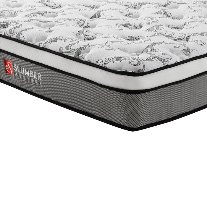 Jamaica Queen Bed + Euro Top Mattress Combo