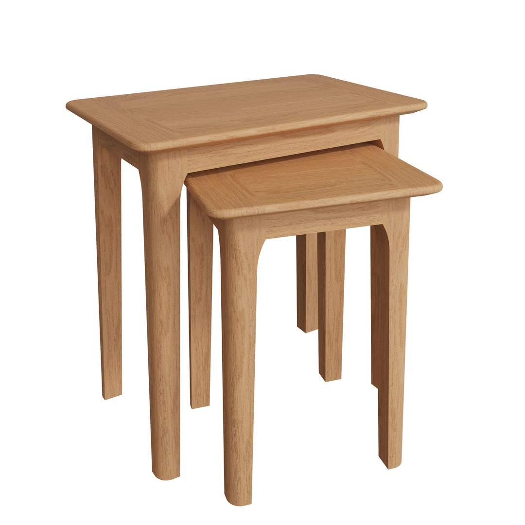 Victoria Oak Nest of Tables
