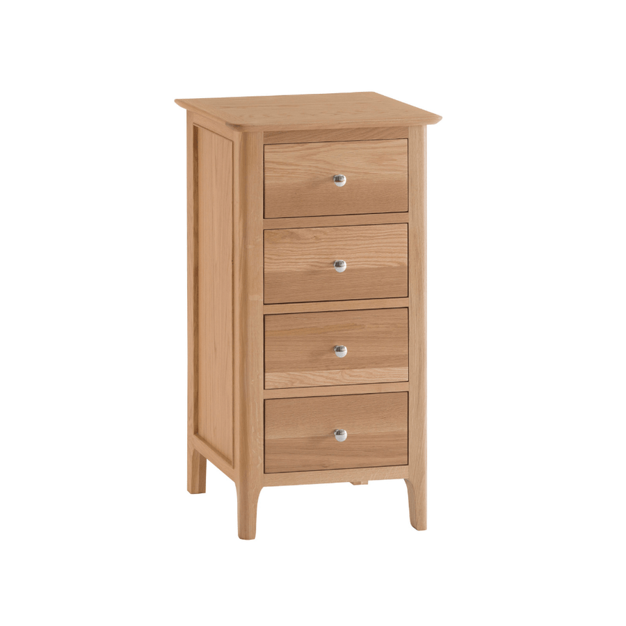 Northampton Oak 4 Drawer Lingerie Chest