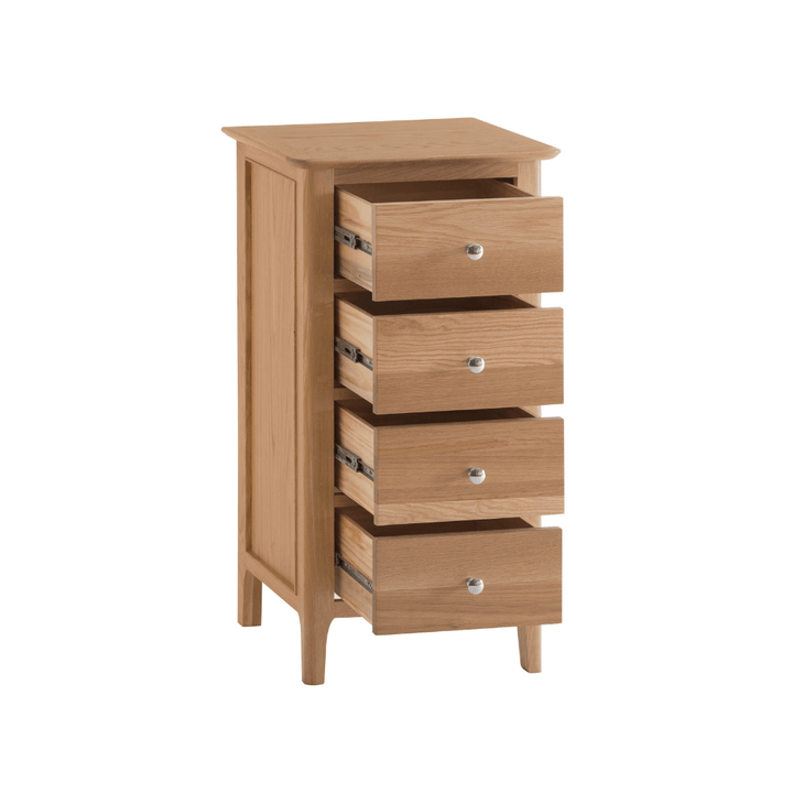 Northampton Oak 4 Drawer Lingerie Chest