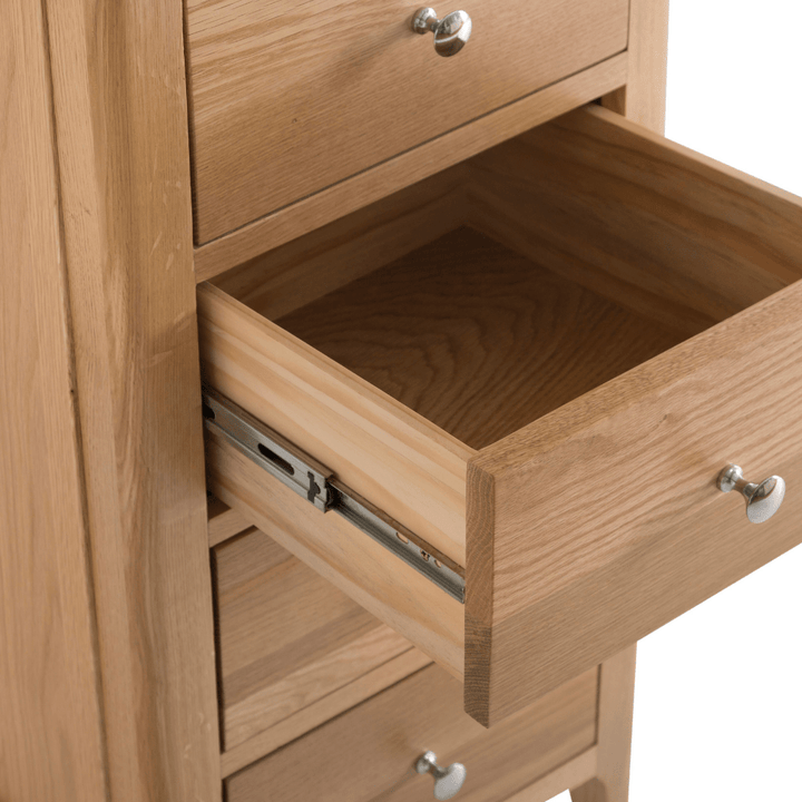 Northampton Oak 4 Drawer Lingerie Chest