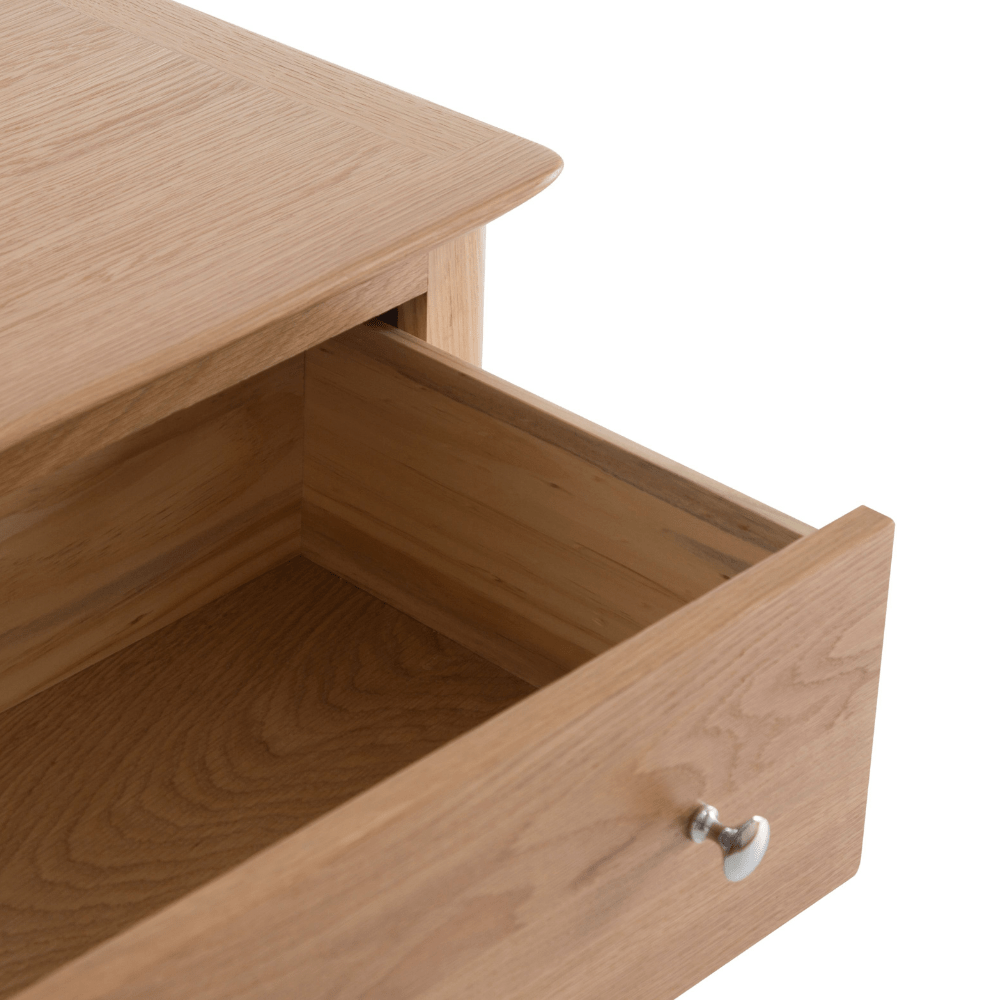 Northampton Oak 3 Drawer Tallboy