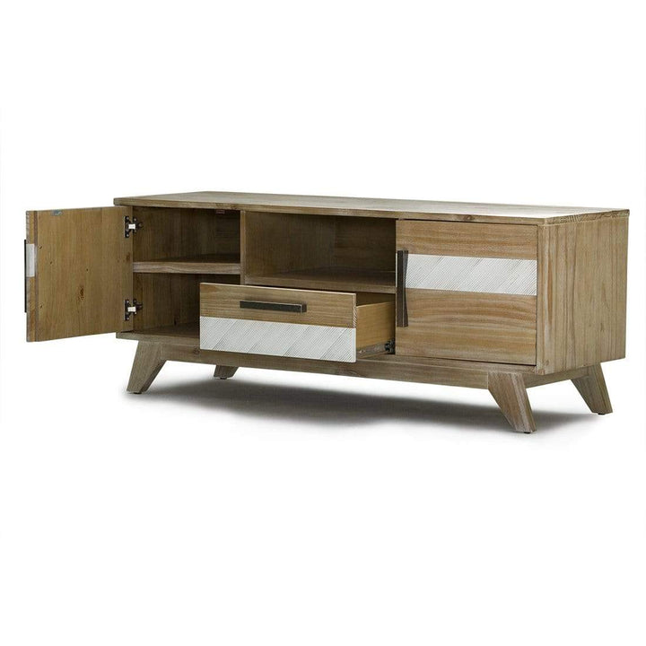 SOHO-BTV02 Soho 1.4 m 2 Door 1 Drawer NZ Pine Entertainment Unit Default