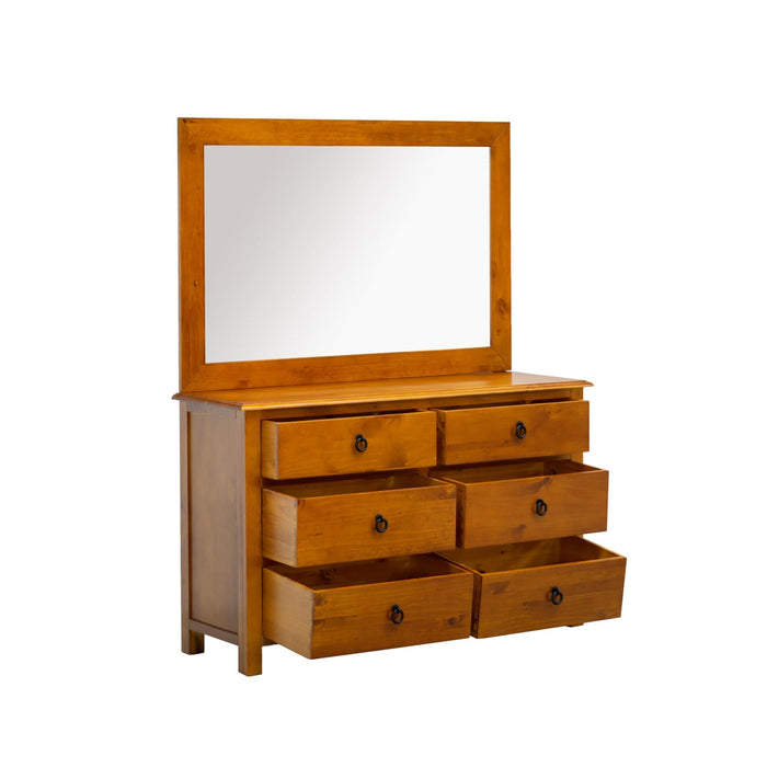 TRENT-DRFM Trent Dressing Table with Mirror With Attachable Mirror