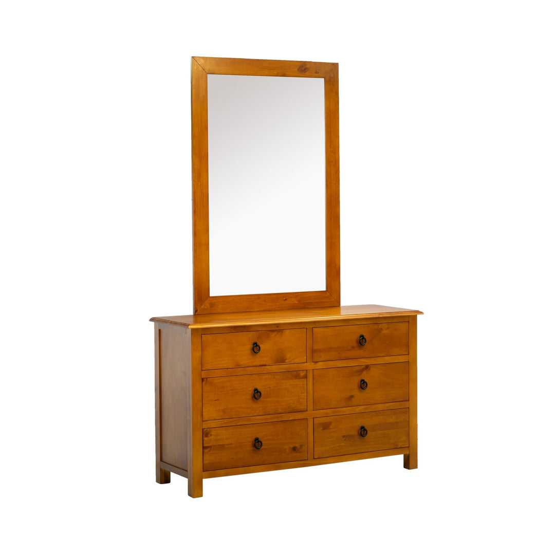 TRENT-DRFM Trent Dressing Table with Mirror With Attachable Mirror