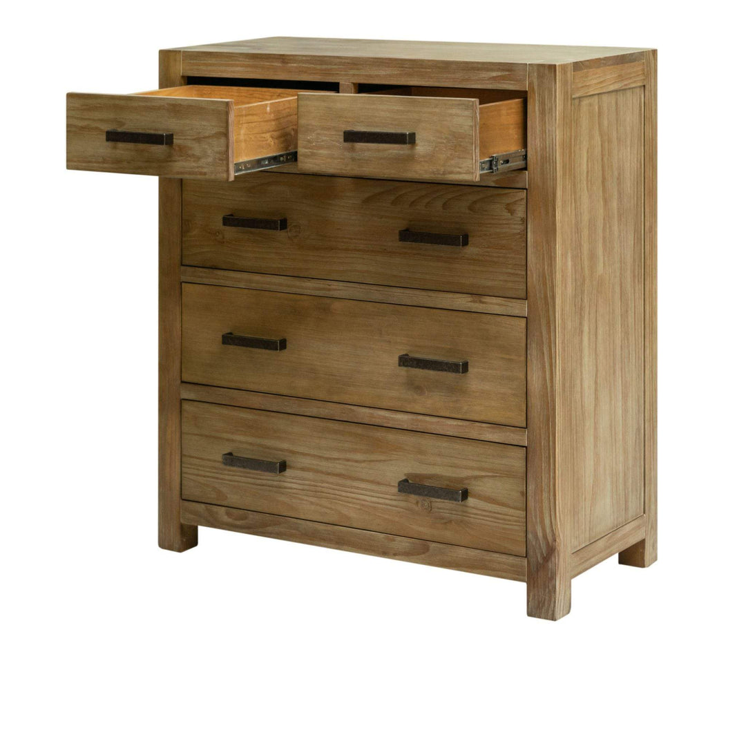 VAN-TB5 Vancouver 5 Drawer NZ Pine Tallboy Default