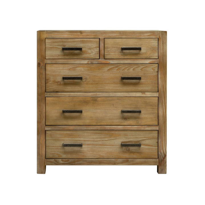 VAN-TB5 Vancouver 5 Drawer NZ Pine Tallboy Default