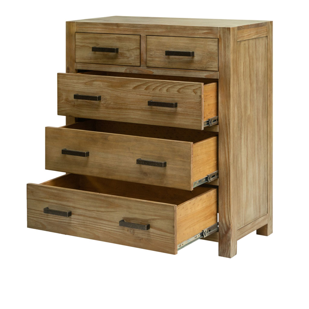 VAN-TB5 Vancouver 5 Drawer NZ Pine Tallboy Default