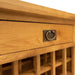 VA001 Vienna Oak Hall Table w/ Wine Rack Default