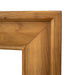 Vienna 900 mm Square Oak Framed Mirror