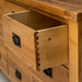 Yes 9 Drawer Oak Lowboy