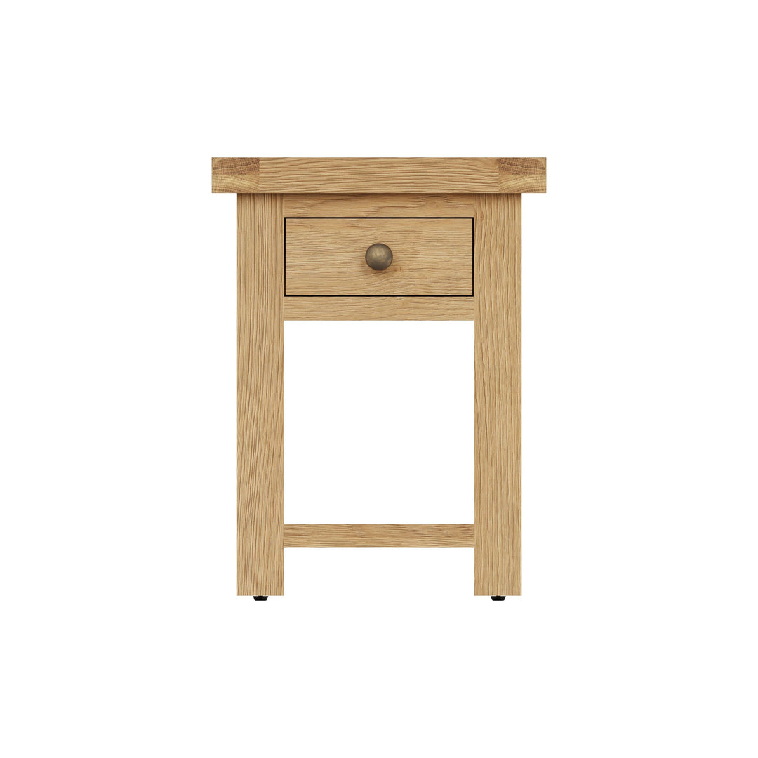 Queensland Oak Bedside/Lamp Table