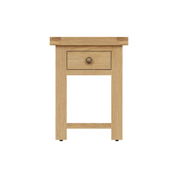 Queensland Oak Bedside/Lamp Table